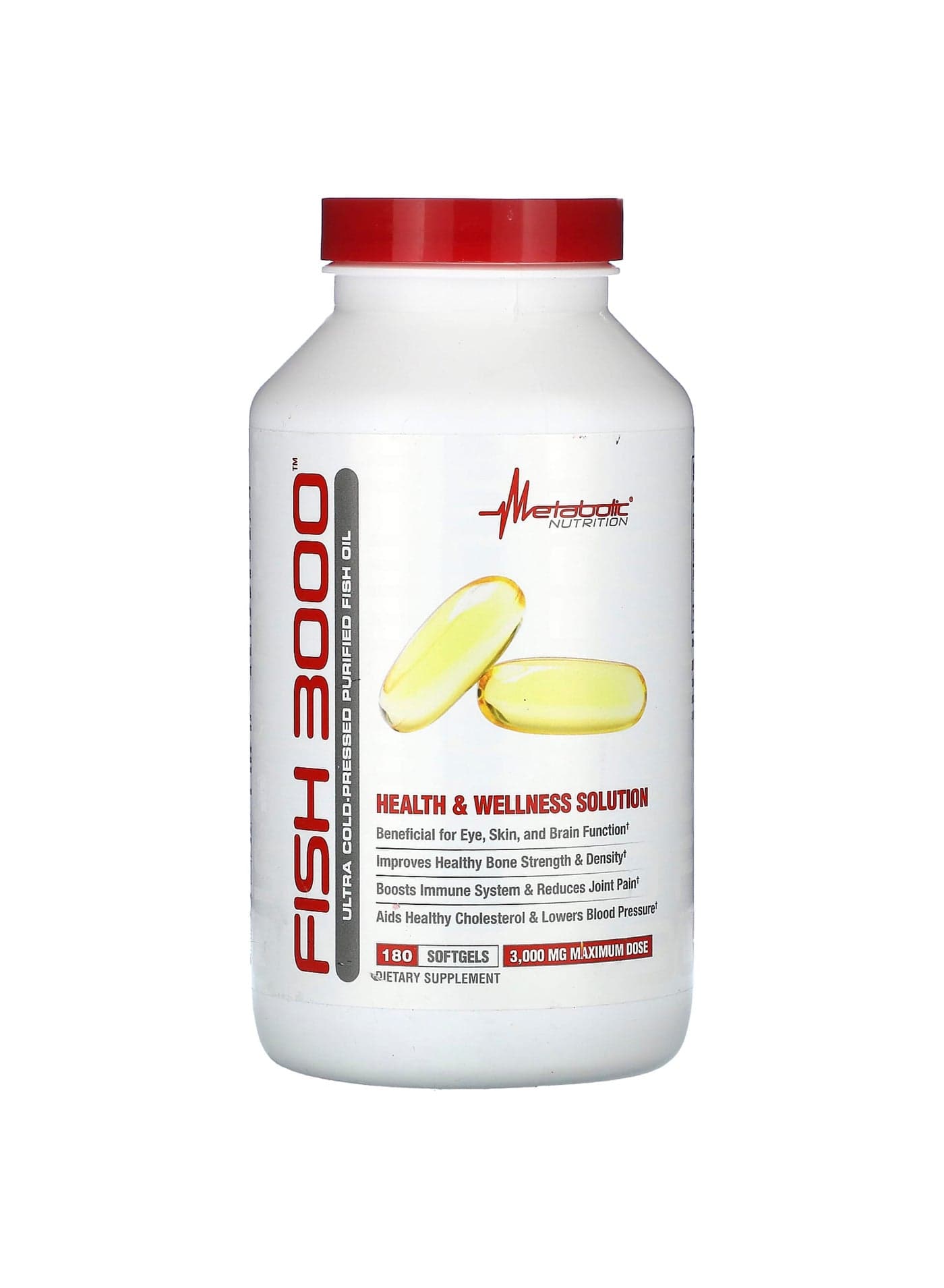 Fish 3000, 180 Softgels (1,000 mg per Softgel)