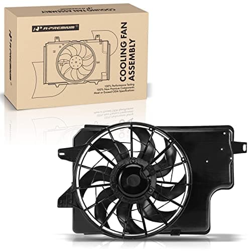 A-Premium Engine Radiator Cooling Fan Assembly Compatible with Select Ford Models - Mustang 1994 1995 1996 - Replace# F5ZZ8C607B