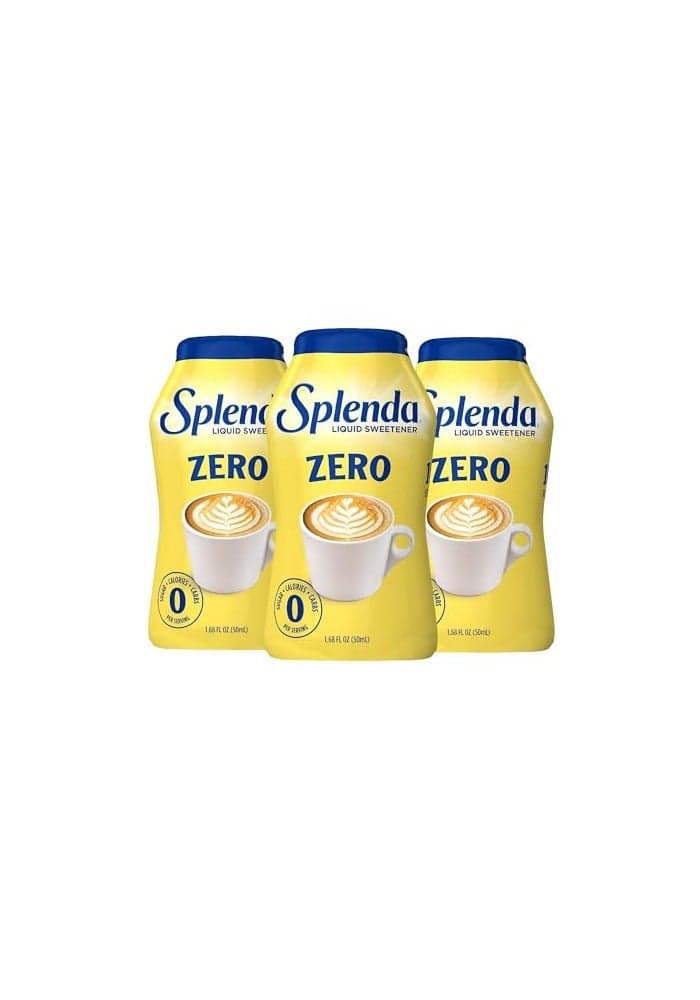 SPLENDA LIQUID Zero Calorie Sweetener drops 168 Ounce Bottle Pack of 3