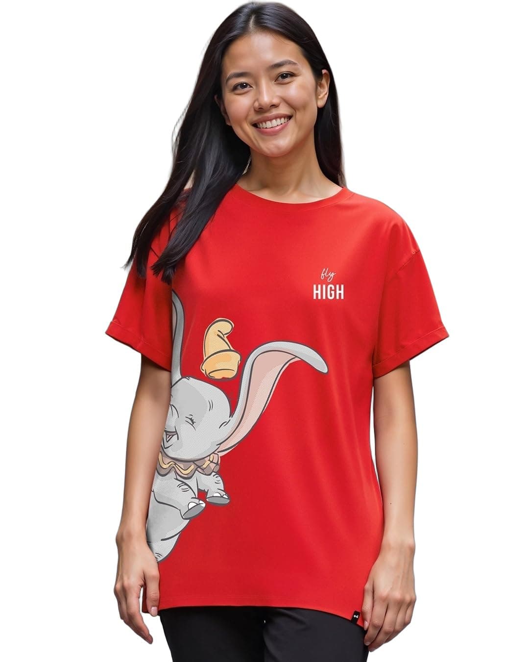 Bewakoof Women's Graphic Printed 100% Cotton T-Shirt - Boyfriend Fit, Round Neck, Half Sleeve