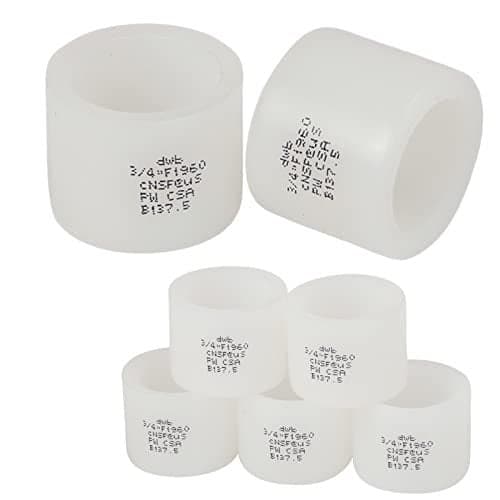 GUOFIS 100 Pack PEX Fittings, 3/4 Inch F1960 Expansion Rings and Sleeves for PEX A Pipe and F1960 Brass or Poly Fittings(EXP-RING009-100Pack)