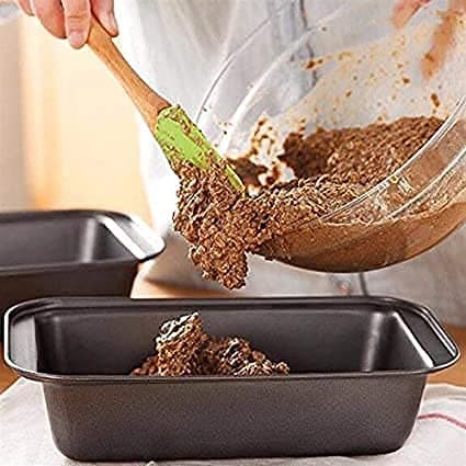 Styxon Nonstick Carbon Steel Rectangle Cake Bread Loaf MoldTinPan 23 X 12 X 56 cm Black