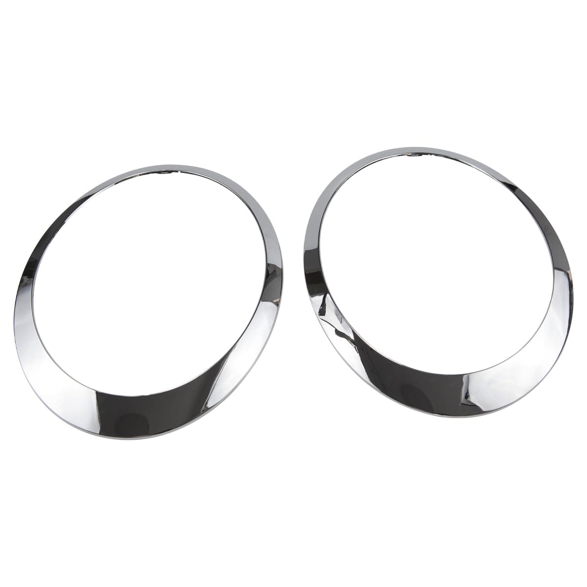 RLBHILON Headlight Trim Ring Compatible with MINI Cooper R55 R56 R57 R58 R59 2007 2008 2009 2010 2011 2012 2013 2014 2015 Year 1Pair Chrome Headlight Bezel for Driver and Passenger Side