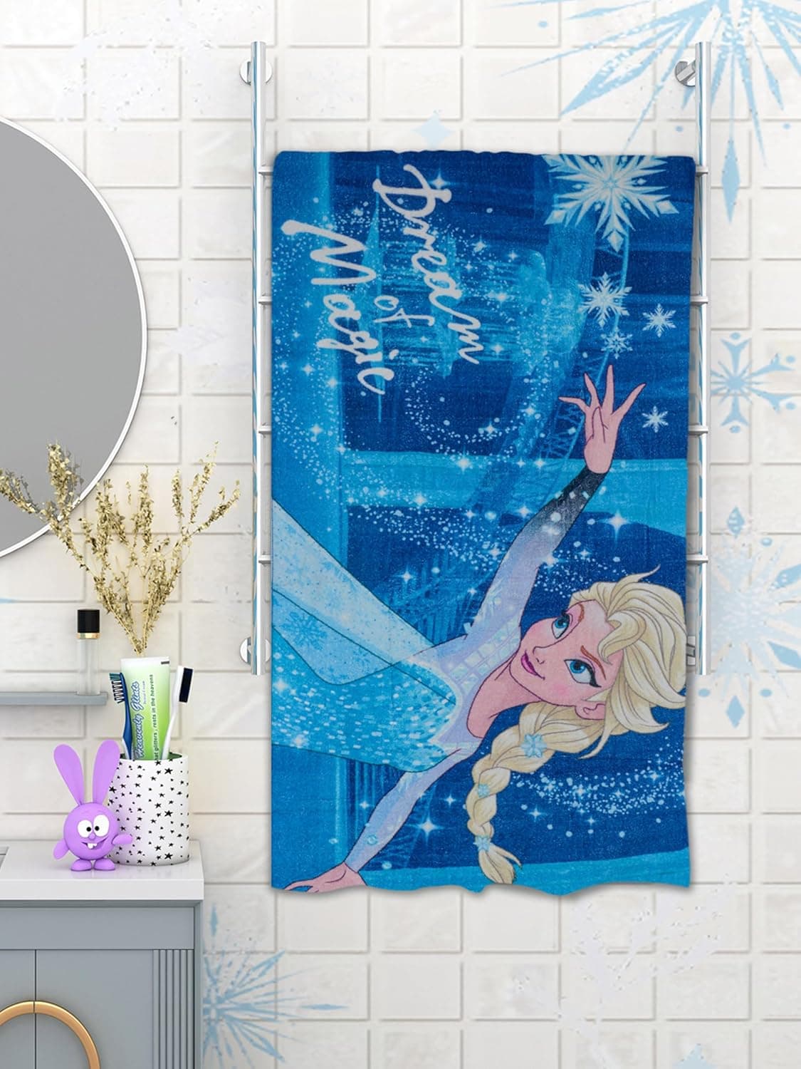 Athom Living Disney Frozen Kids Bath Towel 350GSM 60x120cm