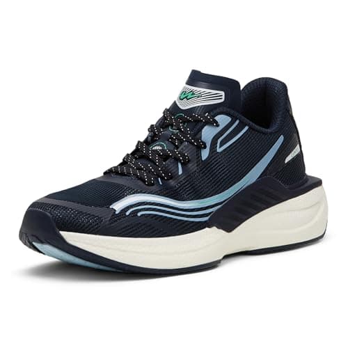 Campus Men's Creed Running Shoes Navy/SMR GRN - 6UK/India