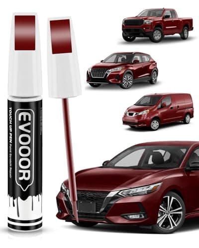 Touch Up Paint Compatible with Nissan Exact Match 2 in 1 Touch up Paint for Chips and Nicks Repair (Cayenne Red Pearl(NAH) Compatible with Altima/Cube/Frontier/Juke/Leaf/Murano/NV/NV200/Pathfinder/Quest/Rogue/Rogue-Select/Sentra/Titan/Titan-XD/Versa/Versa)