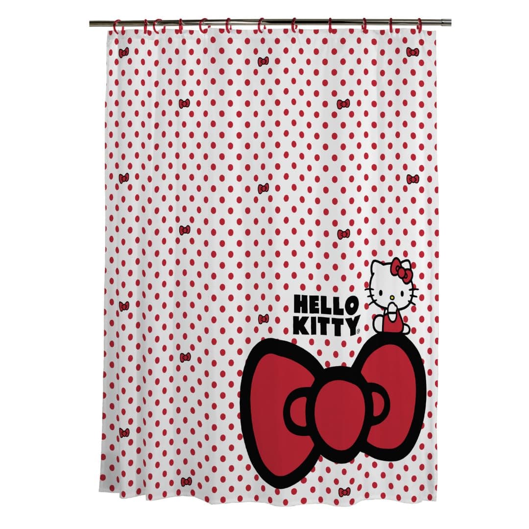 Franco Hello Kitty 13 Piece Shower Curtain and Ring Set 100 Officially Licensed Product