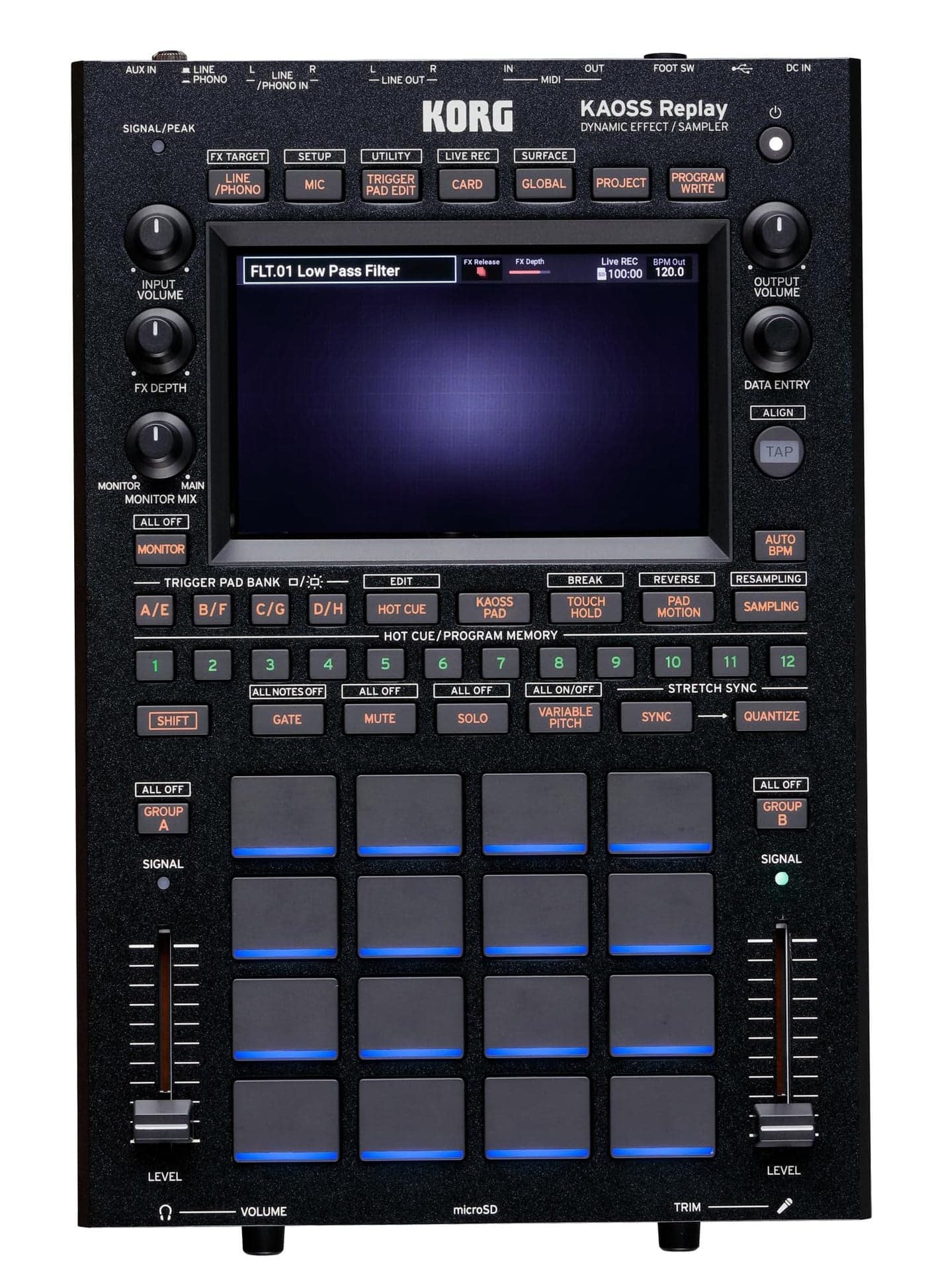 Korg DJ Effects and Sampler KAOSSREPLAY