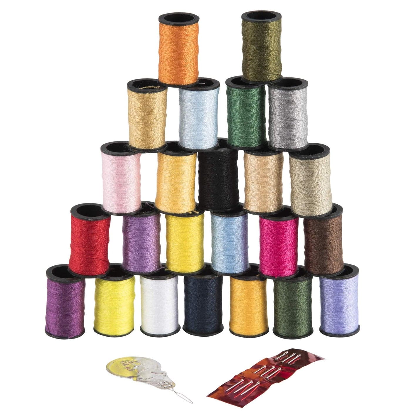 SINGER Polyester Hand Sewing Thread Assorted Colors 24 MiniSpools