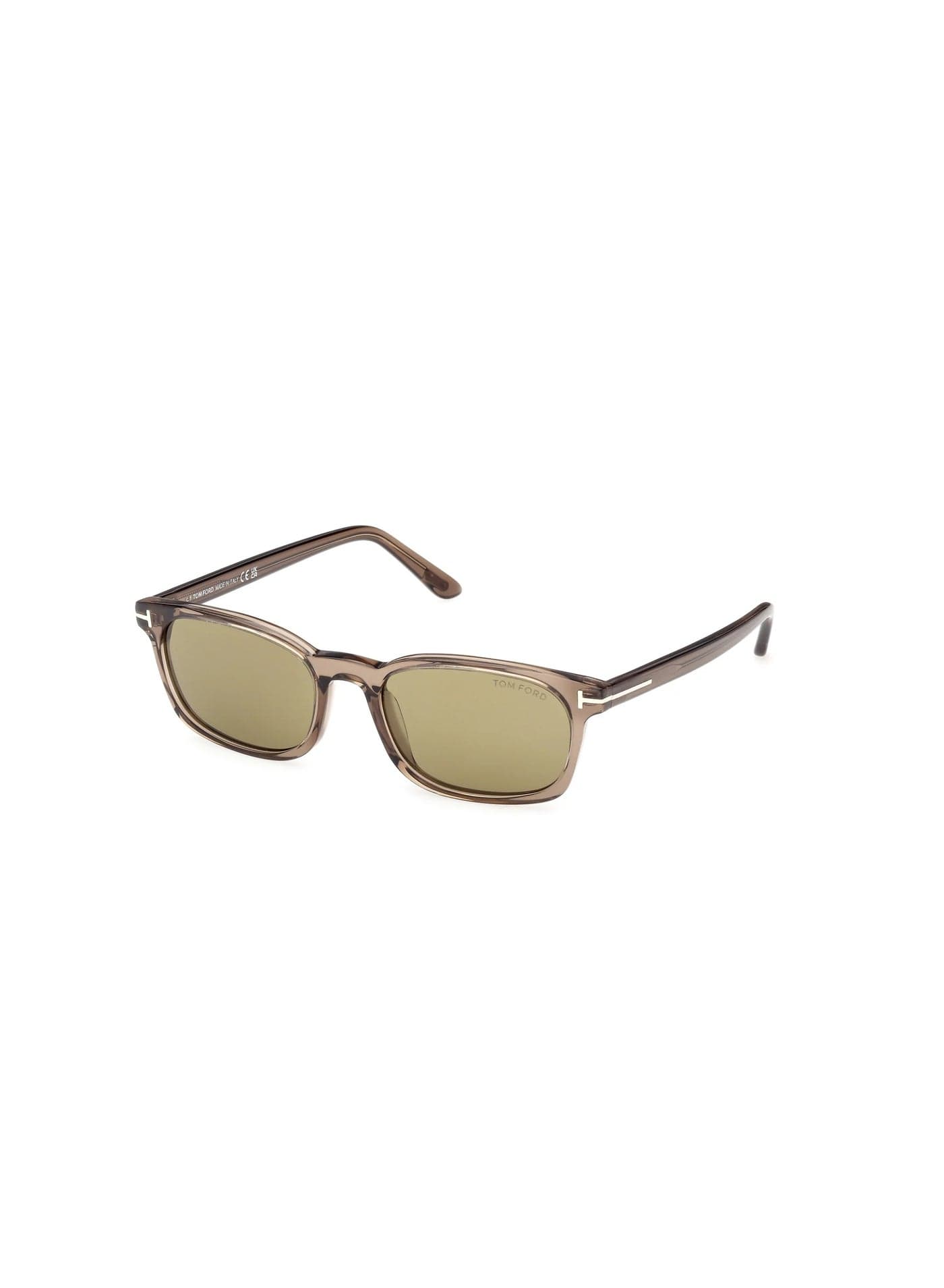 Tom Ford Miles-02 FT1300 45N Men's Full Rim Rectangular Sunglasses