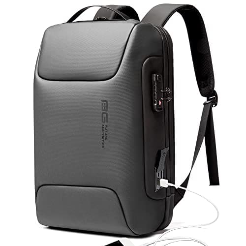 BANGE Anti Theft Backpack,Smart Business Laptop Fits 15.6 Inch Notebook, Work Backpack with USB Charging Port for Men and Women…