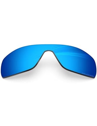 BLAZERBUCK Anti-salt Polarized Replacement Lenses for Oakley Batwolf OO9101 - Ice Blue