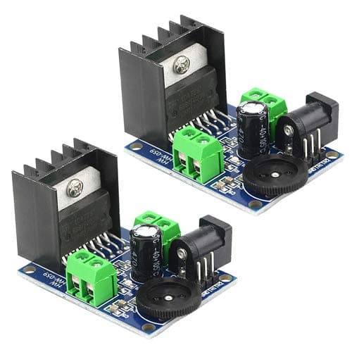 XINGYHENG 2Pcs TDA7297 Dual-Channel Audio Power Amplifier Board Module Power Input Mode 4-8 Ohms 10-50W Speakers Audio Amplifier Module Converter for DC Power Supply Audio System DIY Speakers
