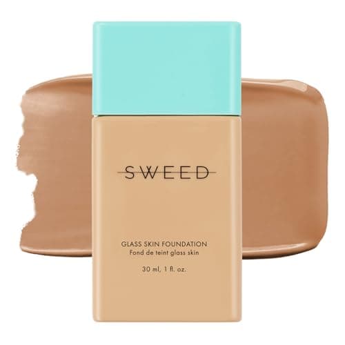 SWEED Glass Skin Foundation LongLasting Fluid Formula Hydrate Moisturize Lift Plump Protect Vegan CrueltyFree Clean Beauty 11 DEEP W