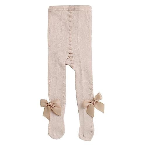 Hopscotch Girls Stockings Cotton And Spandex Socks & Stocking Pack of 1 Khaki (SL-3977864)