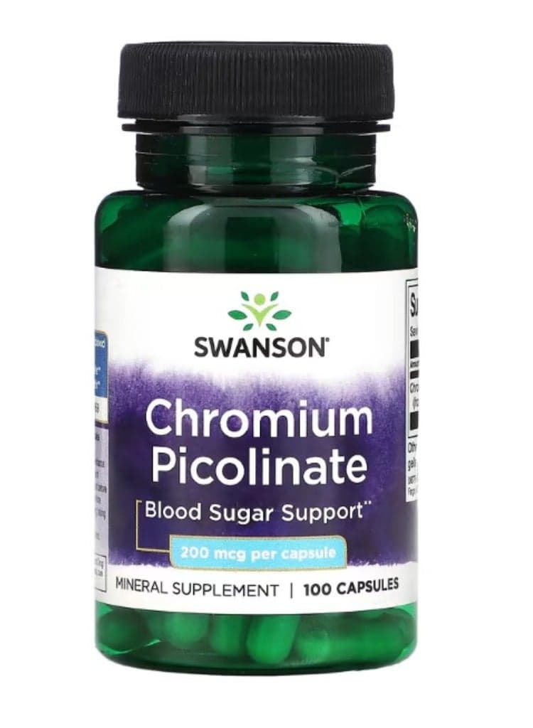 Chromium Picolinate 200 mcg 100 Capsules