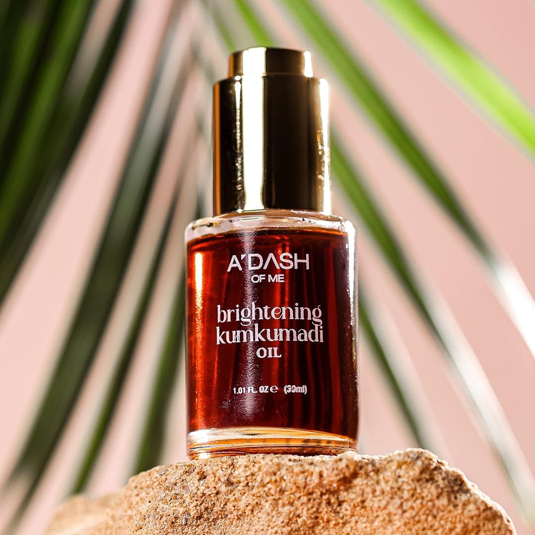 A Dash Of Me Brightening Kumkumadi Ayurvedic Face Oil 100 Pure Saffron Sandalwood Manjistha Natural Glow Skin Radiance For All Skin Types 30ml