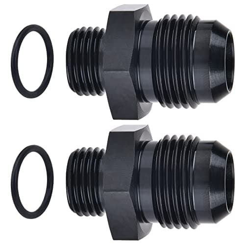 EVIL ENERGY 8AN Flare to AN6 ORB Male ORing Fitting Adapter 2PCS