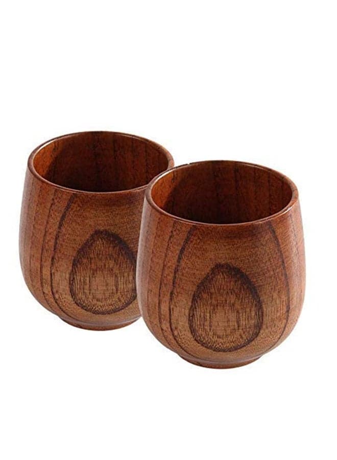 2pcs Jujube Wood Cup Primitive Handmade Natural Spruce Wooden Cup Breakfast Beer Milk Drinkware Green Tea Cup Yerba Mate Cup Mugs