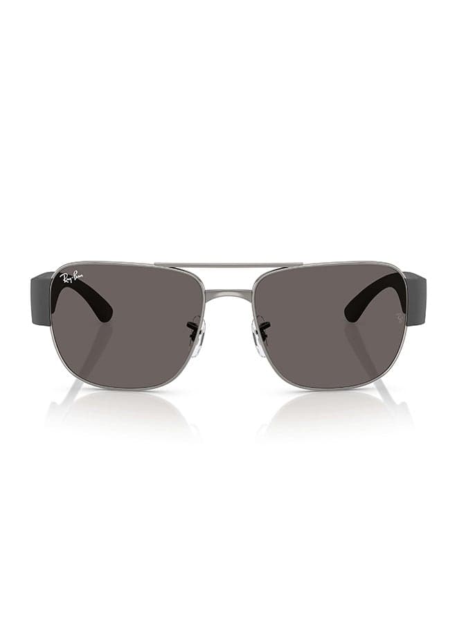 Unisex RB3756 004/B1 Unisex's Full Rim Square Sunglasses - Lens Size: 56 mm