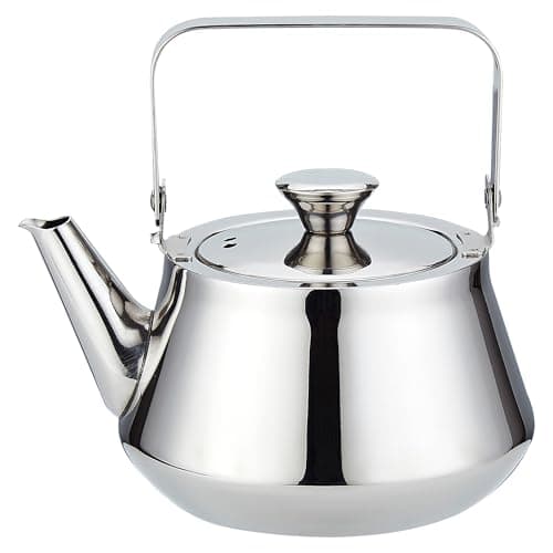 SANQIAHOME 13 Quart stainless steel teapot with Infuser A modern minimalist style