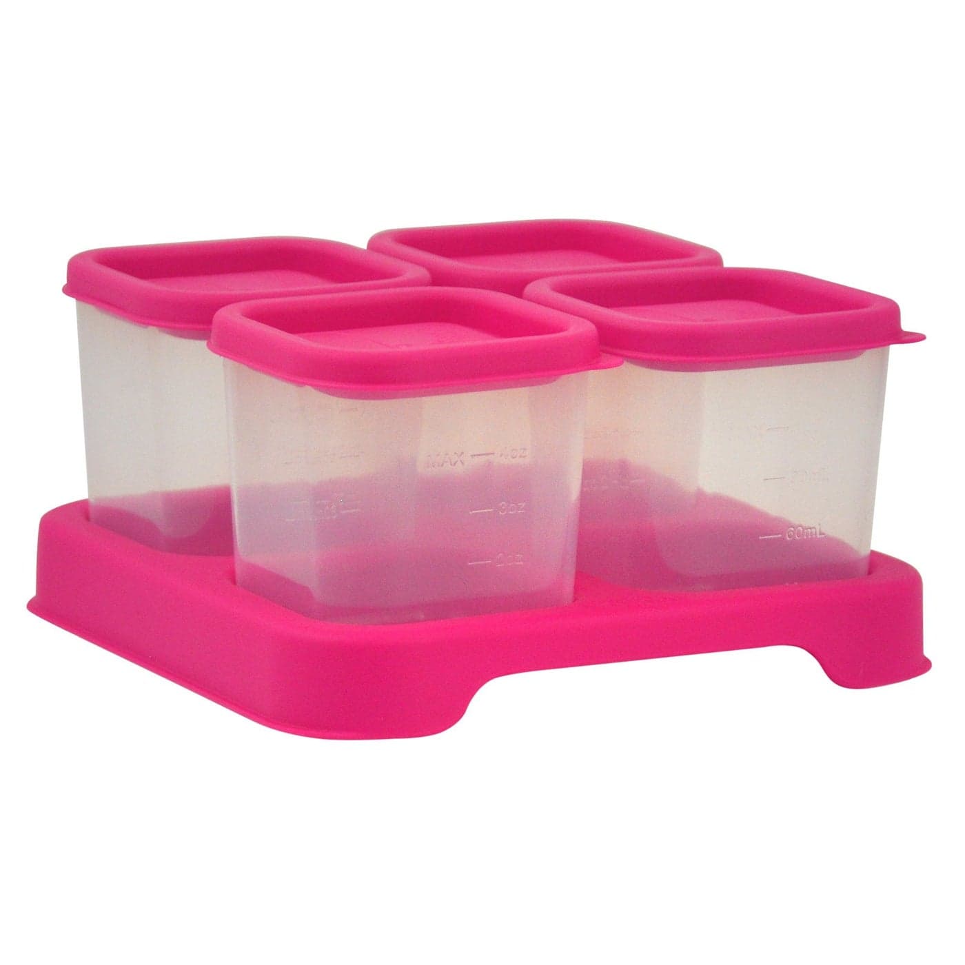 green sprouts Fresh Baby Food Unbreakable Cubes 4oz4pk Store carry serve homemade baby food Lid provides leakproof seal Made from safer plastic Embossed with measurements