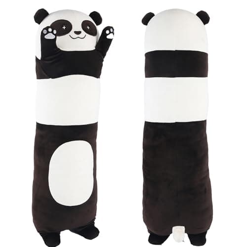 Tianmihou 36 inch Cute Giant Panda Bear Plush Soft Body Pillow Plushies, Large Long Panda Stuffed Animals Toy Doll, Gift for Kids Girls and Boys, Birthdays, Halloween, Christmas