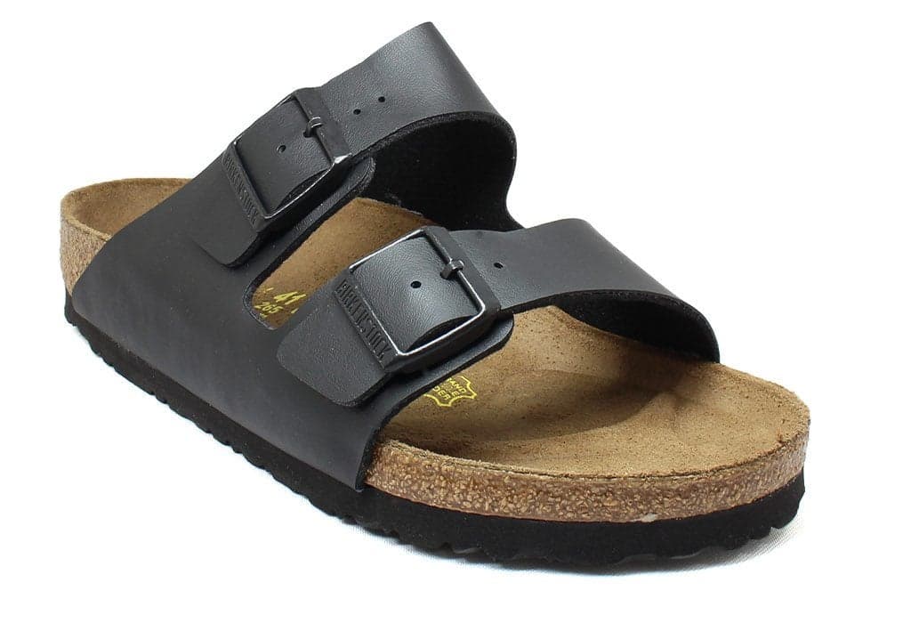 Birkenstock Unisex Arizona Soft Footbed Sandal, Black Birko-Flor, 10 US Men