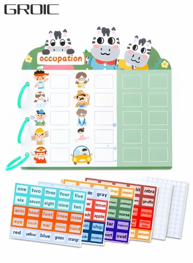 Quiet Book for Toddlers,Busy Toddler Preschool Learning Activities,Montessori Interactive Felt Toddlers,Educational Toy,Autism Sensory toy