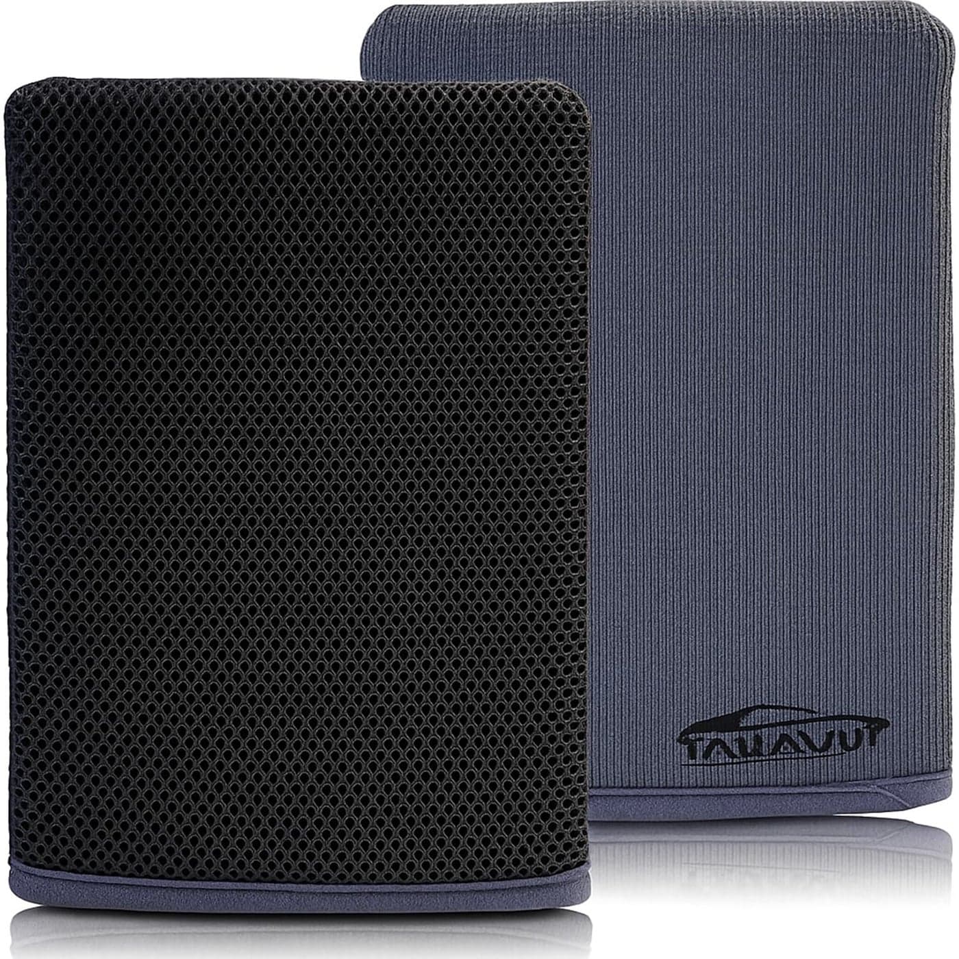 TAKAVU Auto Detailing Clay Mitt 1 Pack 97x63 inches Magic Clay Bar Mitt Premium Mesh and Microfiber for Remove Dirts Mud Grime Car Cleaning Detail Glass Wheel Windshield Grey