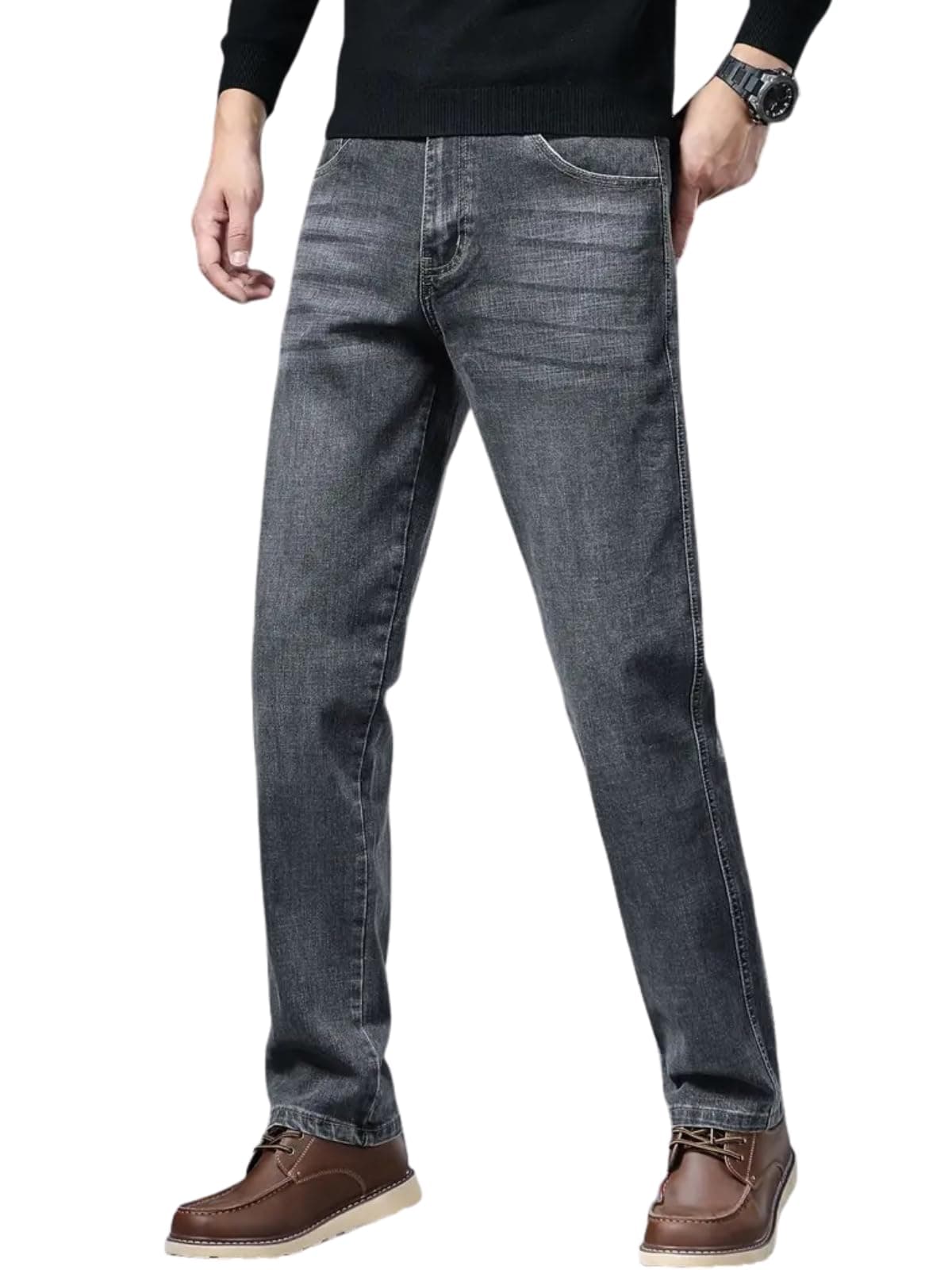 GRECIILOOKS Men's Regular Jeans