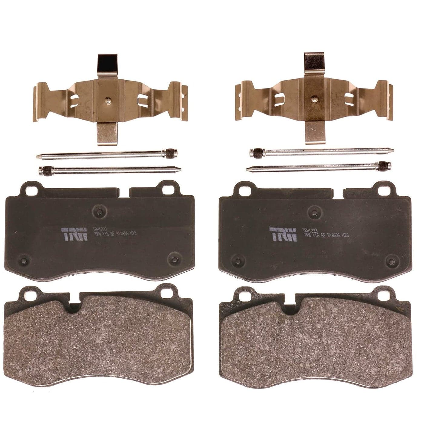 TRW Pro TRH1223 Disc Brake Pad Set For MercedesBenz S550 20072013 Front And Other Applications