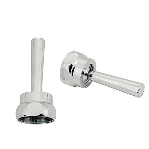 Lychee Light Manual Flush Valve Lever Assembly Repair Part Compatible with TOTO Toilet and Urinal FlushometerChrome Finished