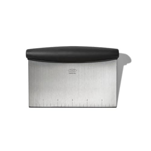 OXO Good Grips Stainless Steel Bench Scraper Chopper Dough Cutter for Baking