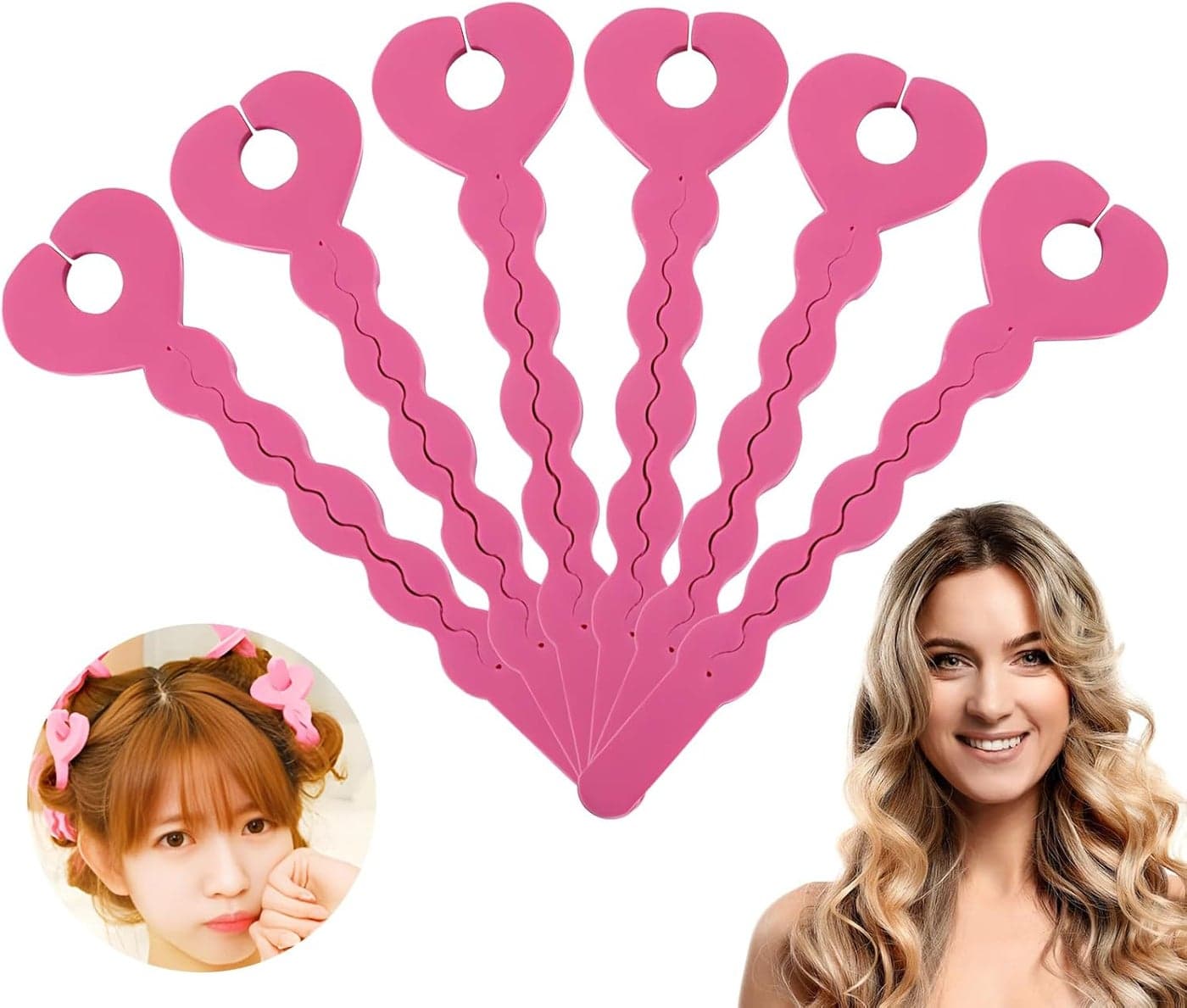 Soft Sponge Hair Curlers Rollers30 Pieces Flexible Sleeping Hair Roller No Heat Hair Soft Foam Curlers Magic Hair Care DIY Styling Tools for Long Short Thick Thin Hair Curlers for Women and Girls