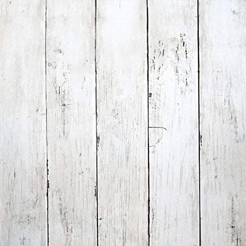 CiCiwind 118” x17.7” Wood Wallpaper Peel and Stick White Wood Wall Paper for Bathroom Bedroom Removable Waterproof Self-Adhesive Wallpaper Shiplap Contact Paper Decoral Laundry Room Vinyl Film