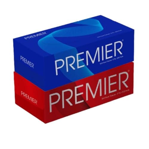 Premier Facial Tissue Paper Box-Soft Pack (400 Pulls, 800 Sheets) | 200 pulls x 2 Packs | Super Soft, Skin Friendly & Highly Absorbent Face Tissue Napkins | Car Tissues, Office Tissue Paper