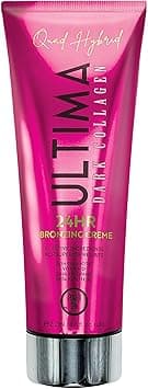 Power Tan Ultima Dark Collagen Quad Hybrid Bronzing Creme Sunbed Tanning Accelerator Lotion Cream 250ml