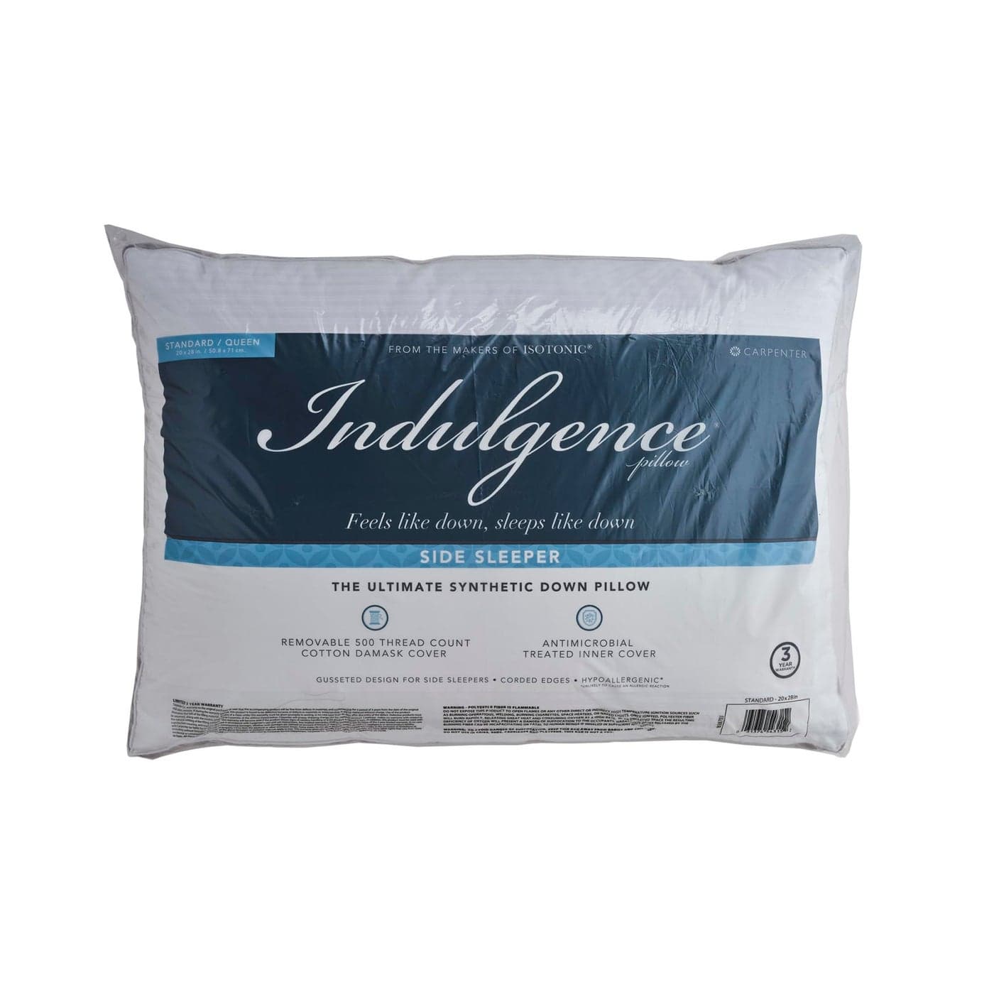 AytraHome Indulgence by Isotonic Side Sleeper Pillow 1 StandardQueen