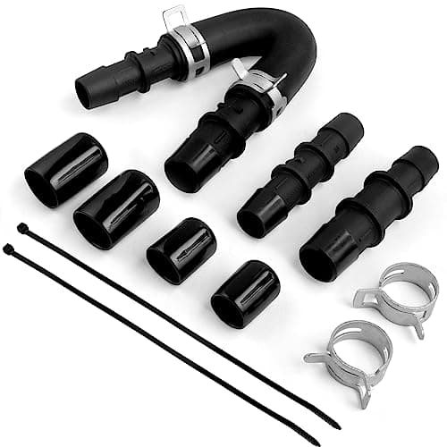 Engine Heater Core Bypass Kit with 58 34 HoseCompatible with GM Chevy Silverados Tahoes Yukons Honda Civic Ford JeepReplacement for 626001Universal Fit Most Common Leaking Failed Heater Core