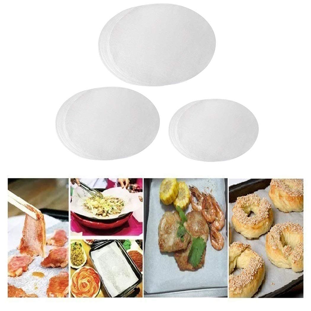 Parchment Paper Baking Circles Set 4 inch 7 inch 9 inch NonStick Round Baking Paper