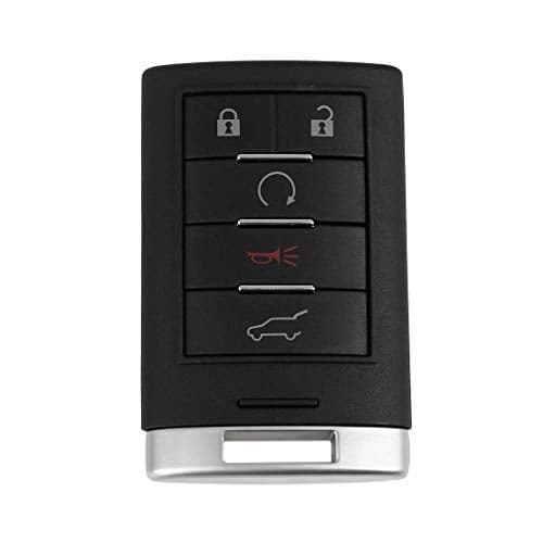 uxcell Keyless Entry Remote Control Car Key Fob Replacement NBG009768T 315Mhz 5-Button for Cadillac SRX 2010 2011 2012 2013 2014 ATS XTS