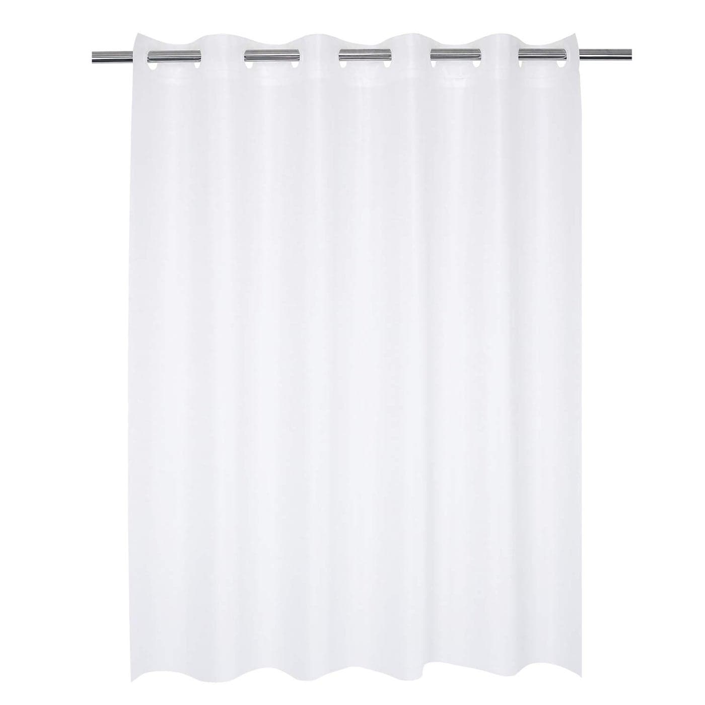 Hotel Grade No Hooks Needed Waterproof Shower Curtain or LinerFrost PEVA 71 x 74