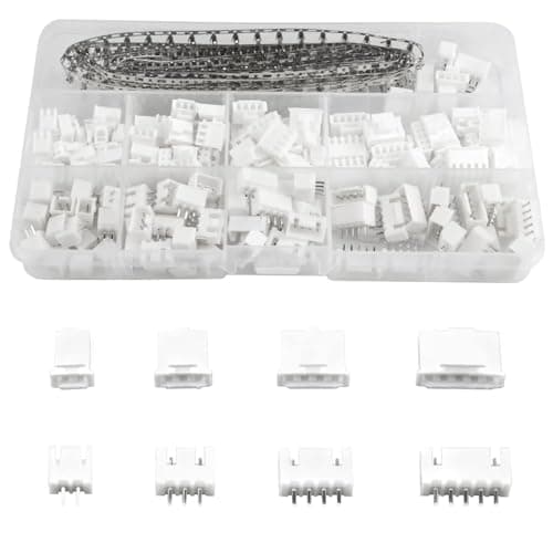 WMYCONGCONG 440 PCS 2.54mm 2 3 4 5 Pin Housing and Female Pin Header Terminal Connector Kit compatible with JST-XHP Connector(2 3 4 5 Pin)