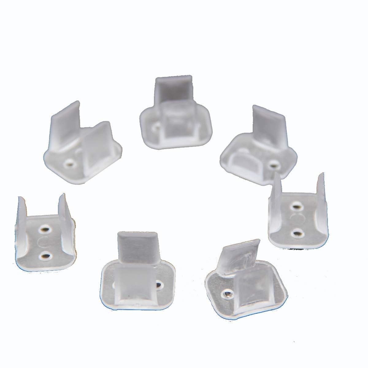 99 Lighting 200 Pieces LED Neon Mounting ClipsInstall Fittings ClipsFixing Clips Accessories for 6mm 6x12mm Silicone led neon Flex Strip LightingMake The neon Signs 6mm