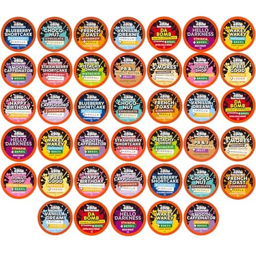 Java Factory Assorted Variety Pack Coffee Pods Compatible with Keurig Coffee Machine 40 Count