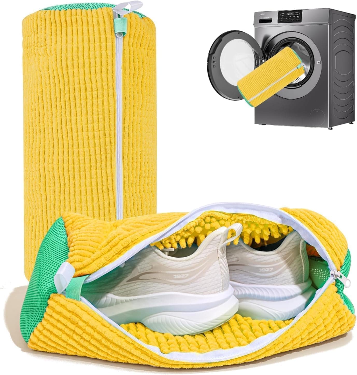 Dangfly Reusable Shoe Washing Bag for Laundry - Multicolour