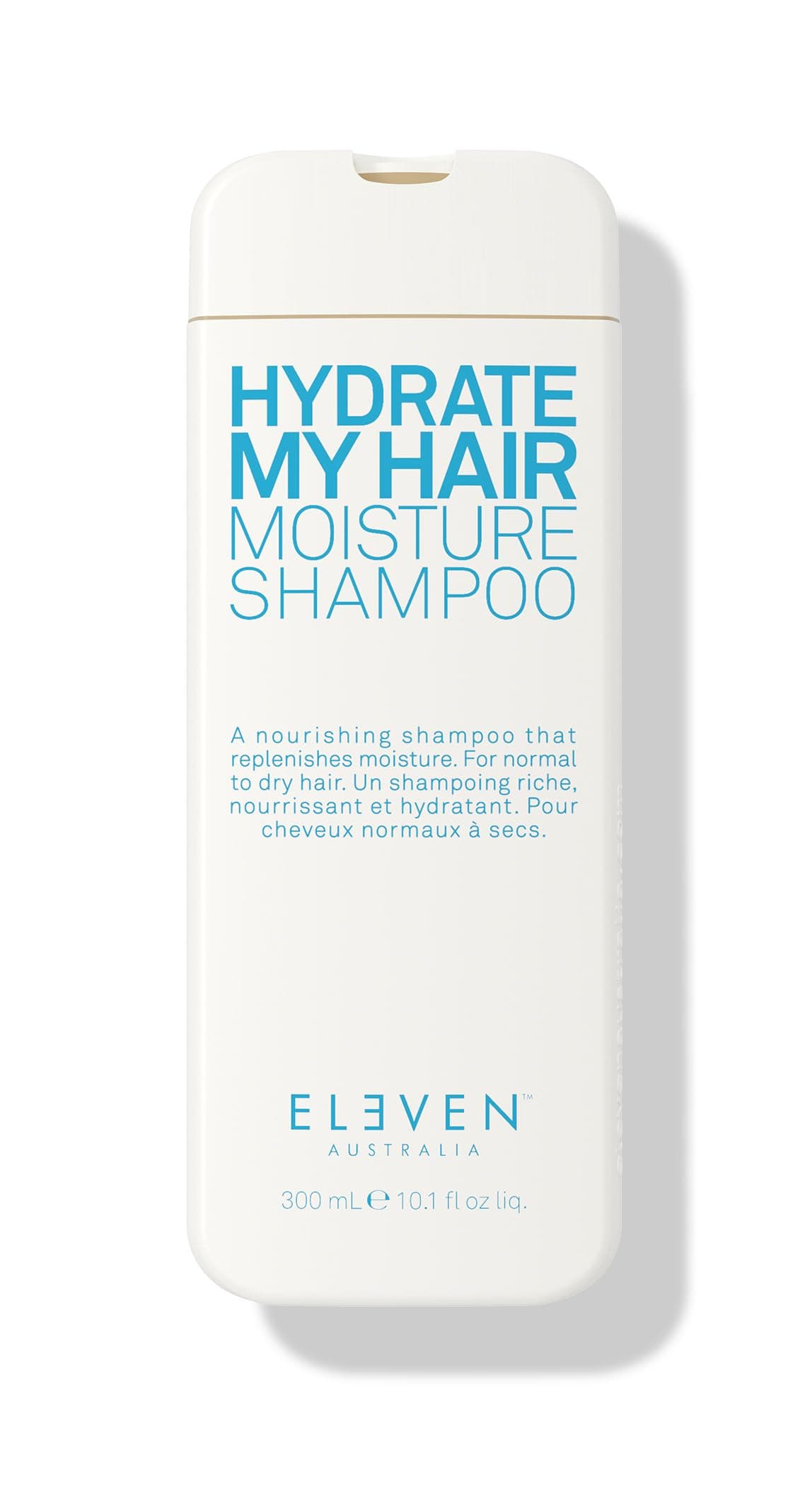 ELEVEN AUSTRALIA Hydrate My Hair Shampoo - Moisturizing, Color-Safe, Anti-Frizz, Nourishing Formula for Dry, Damaged Hair - Protects Against Heat & Environmental Damage, For Daily Use - 10.1 Fl Oz