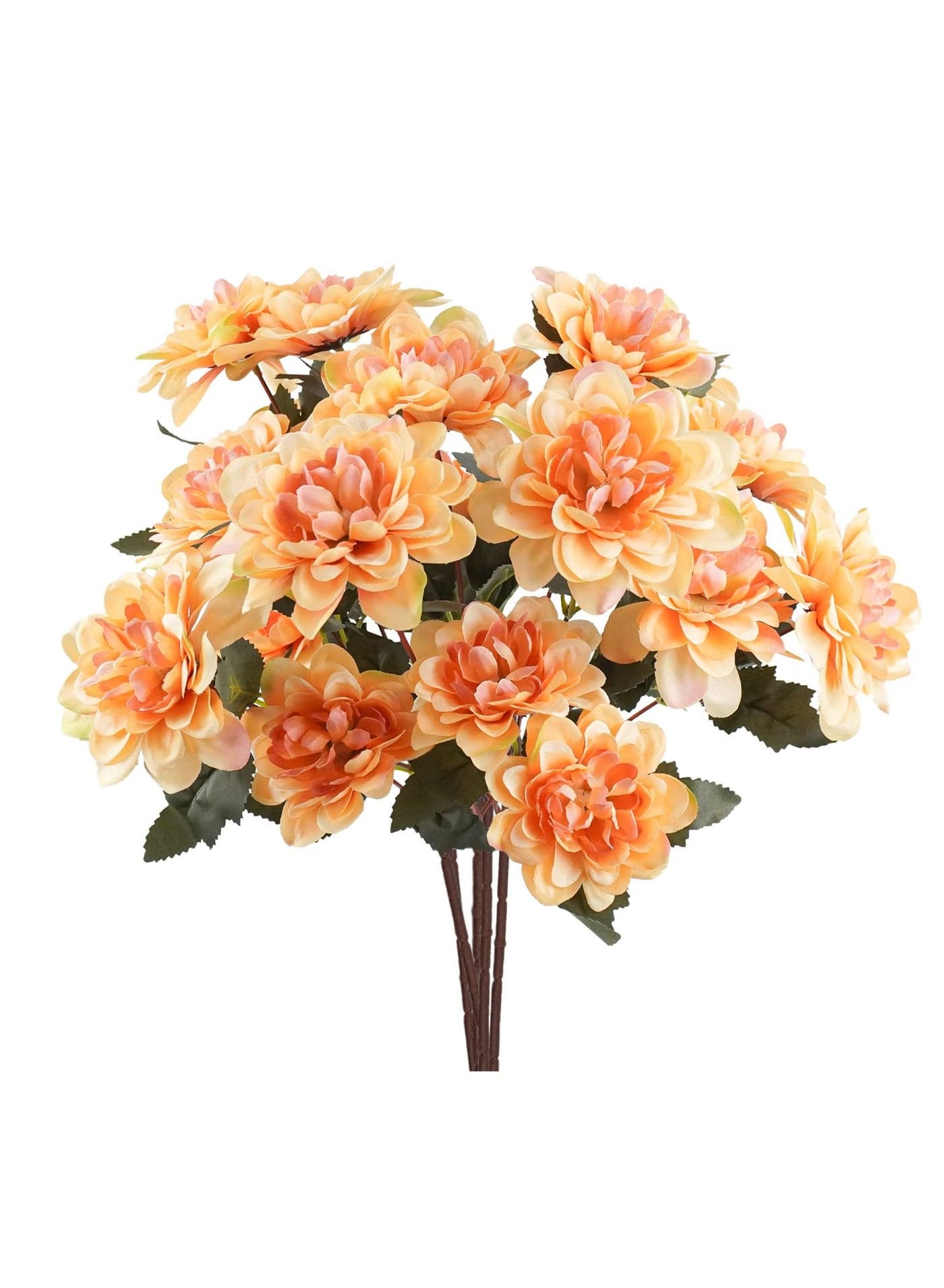 6PCS Silk Chrysanthemums Daisy Mums Flowers, Artificial Fall Arrangement for Wedding, Home Party, Table Centerpieces Decor - Champagne