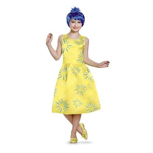 Inside Out Joy Costume Deluxe Official Disney Pixar Inside Out Girls Costume Child Size 46x